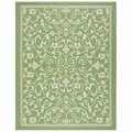 Safavieh 4 x 4 ft. Courtyard Outdoor Power Loomed Square Rug Olive & Natural CY2098-1E06-4SQ
